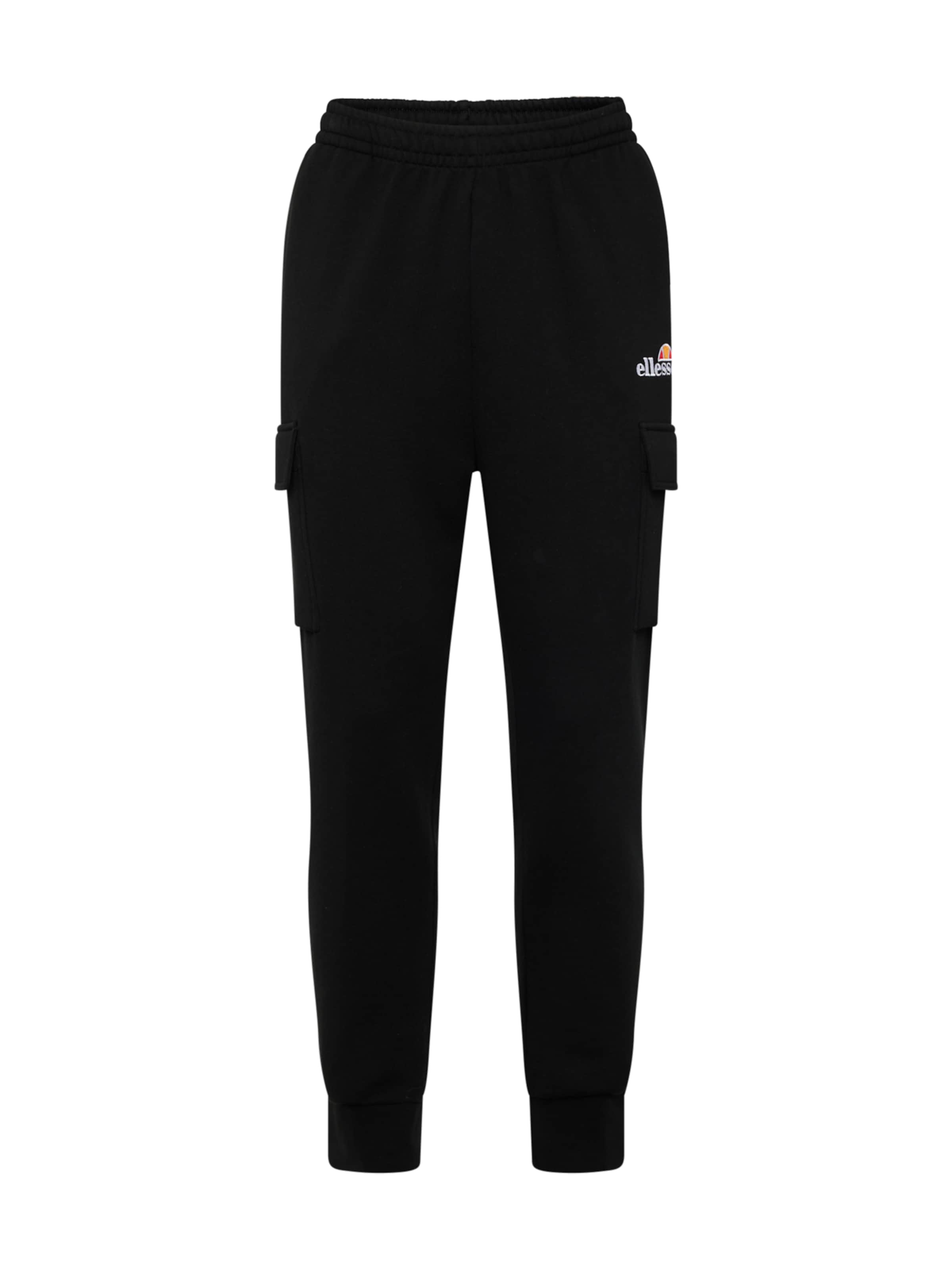 ELLESSE Tapered Παντελόνι cargo 'Davilas' σε μαύρο: μπροστά