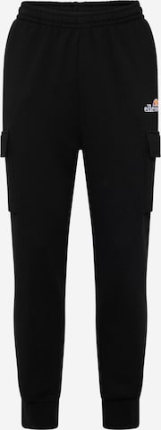 ELLESSETapered Cargo hlače 'Davilas' - crna boja: prednji dio