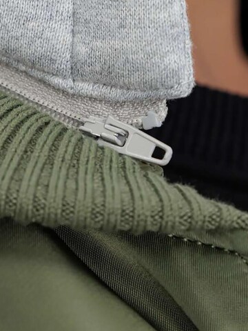 ALPHA INDUSTRIES Between-Season Jacket 'MA-1 ZH Back EMB' in Green