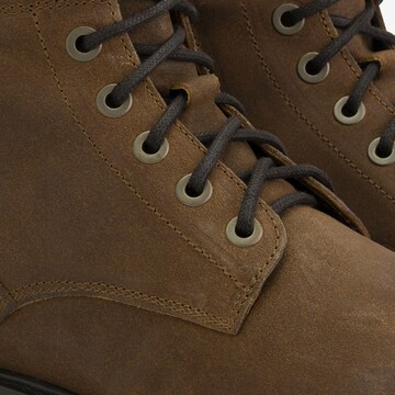 Travelin Lace-Up Boots 'Kolding' in Brown