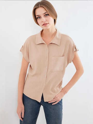 Bigdart Bluse in Braun