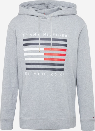 Megztinis be užsegimo iš Tommy Hilfiger Curve , spalva - tamsiai mėlyna / margai pilka / raudona / balta, Prekių apžvalga