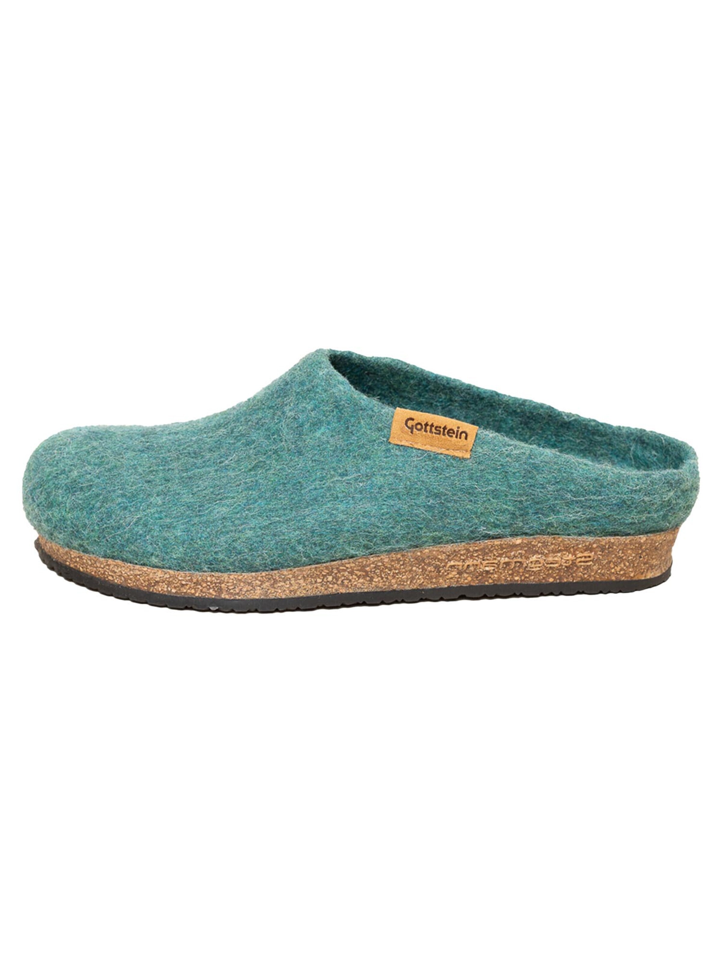 Stegmann Clogs 'RE Filz' in Blue: front