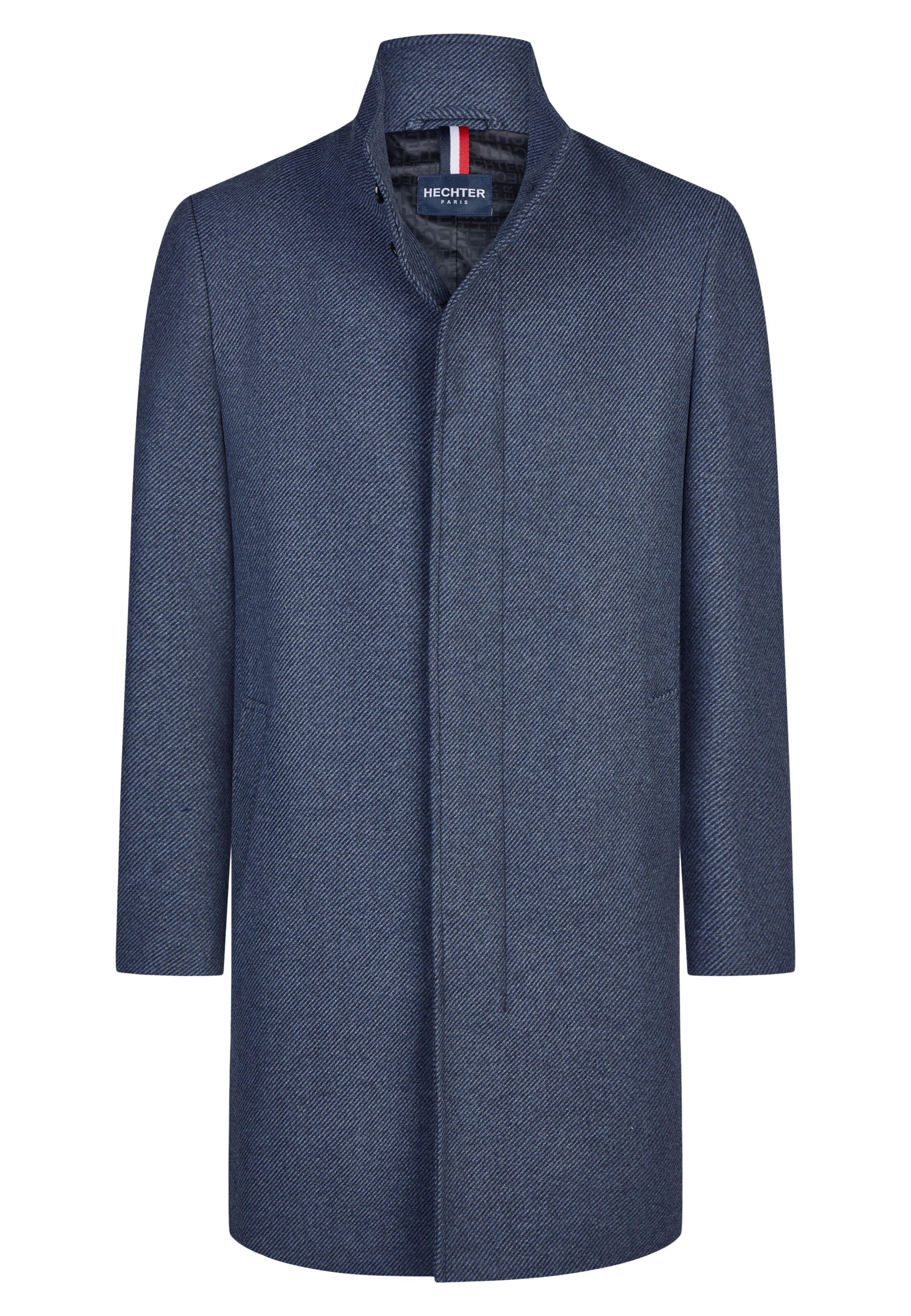HECHTER PARIS Between-Seasons Coat 'Modern Fit' in Blue: front