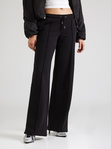Wide Leg Pantalon GUESS JEANS en noir : devant