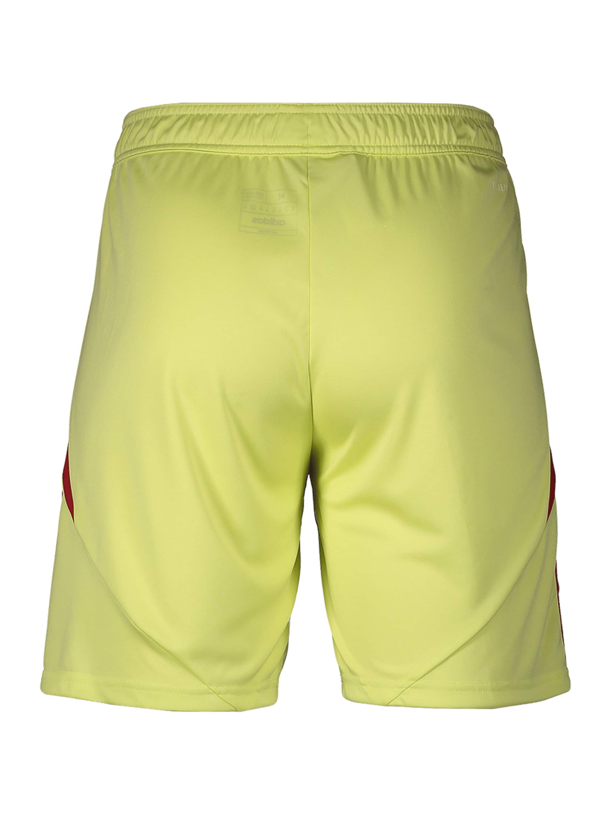 ADIDAS PERFORMANCE Normální Sportovní kalhoty – žlutá