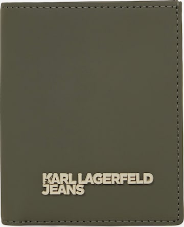 KARL LAGERFELD JEANS Portmonetka w kolorze zielony: przód