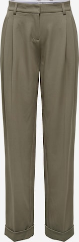 ONLY Regular Pleat-Front Pants 'SULAJMA' in Grey: front