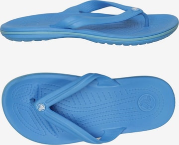 Crocs Sandalen 36,5 in Blau: Vorderseite