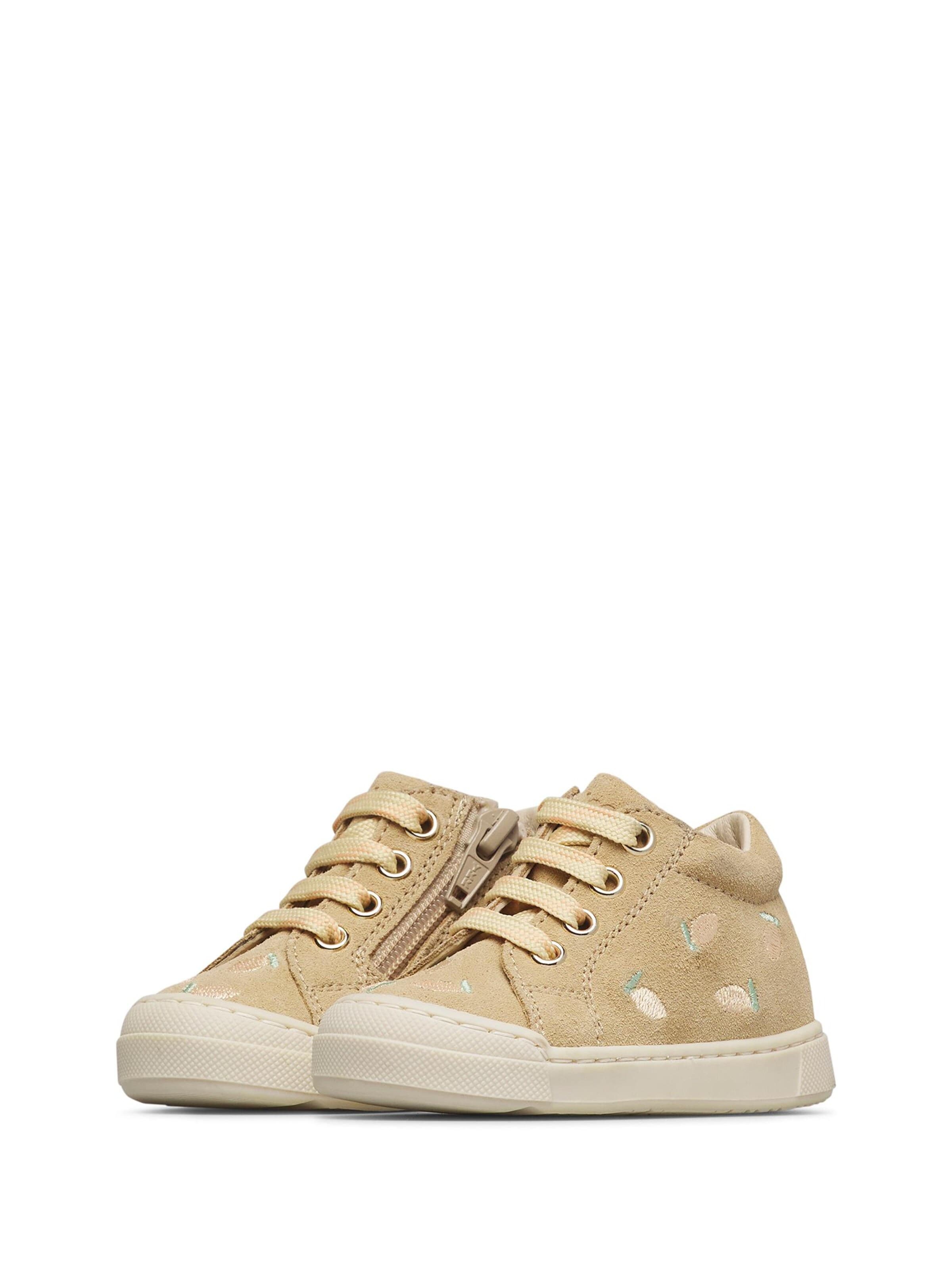 Falcotto Trainers 'SNOPES EMBR.LEMONSODA ZIP' in Beige