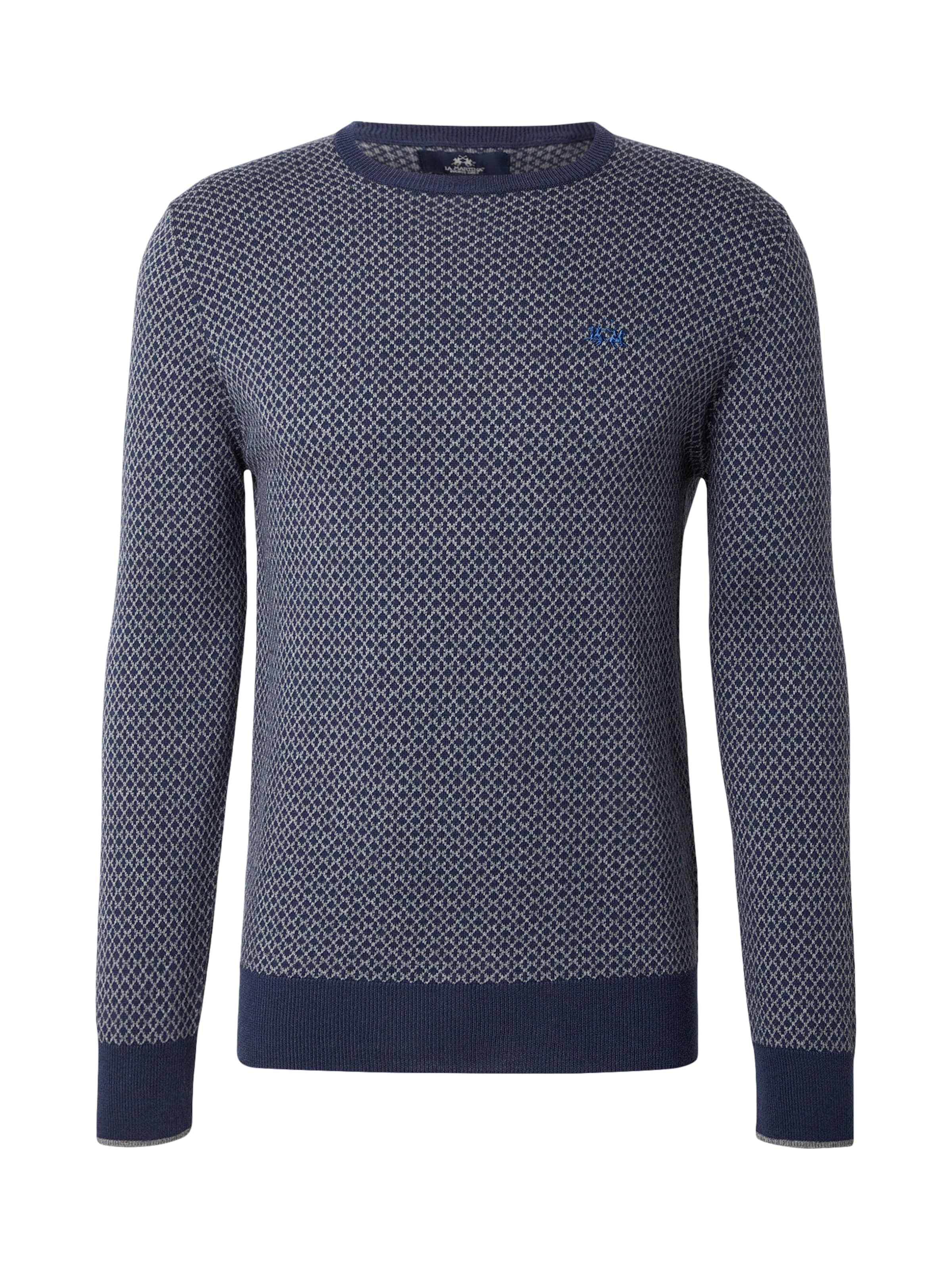 La Martina - Jersey en azul: frente