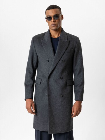 Manteau mi-saison 'Klaus' Antioch en gris : devant