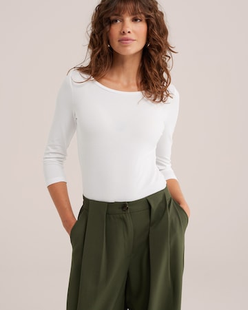 WE Fashion Tričko – bílá: přední strana