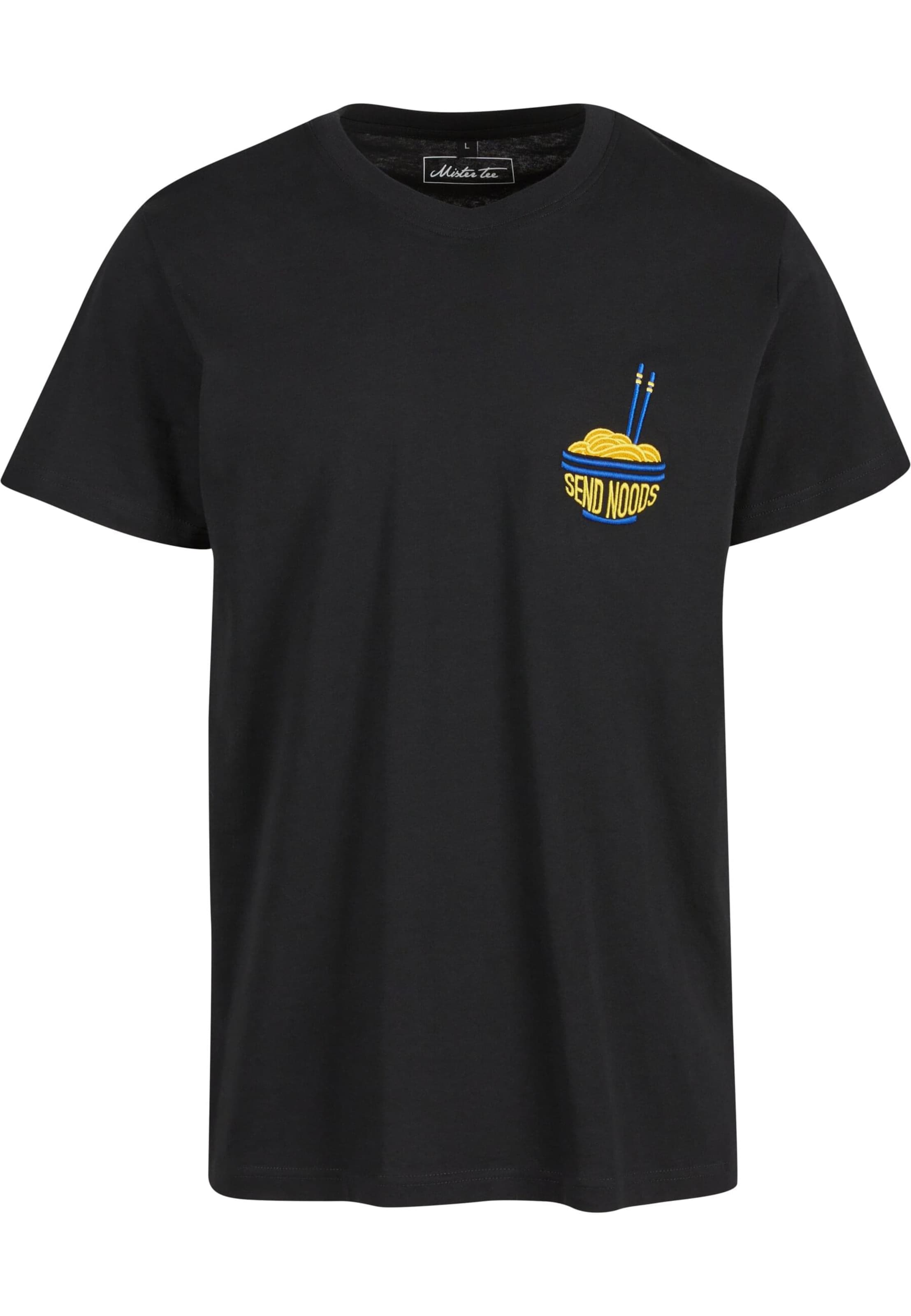 Mister Tee Shirt 'Send Noods' in Black: front