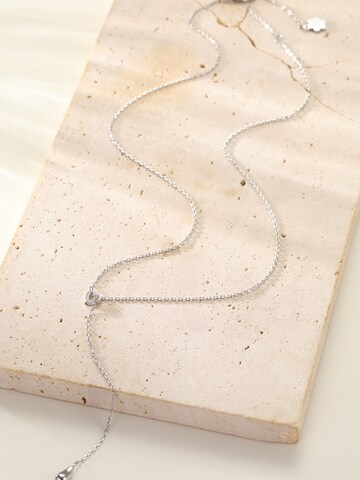 Hey Happiness Halsband 'Heart Lariat' i silver