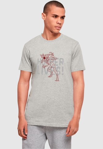 T-Shirt 'Stranger Things - Hoppers Live' ABSOLUTE CULT en gris : devant