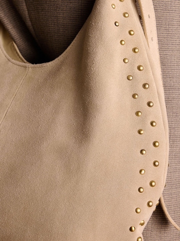 MANFIELD Shoulder Bag in Beige