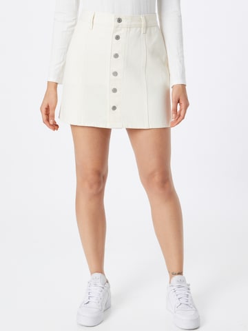 LEVI'S ® Sukně 'A-Line Mini' – bílá: přední strana