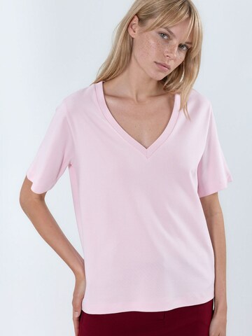 Busem T-Shirt in Pink: Vorderseite