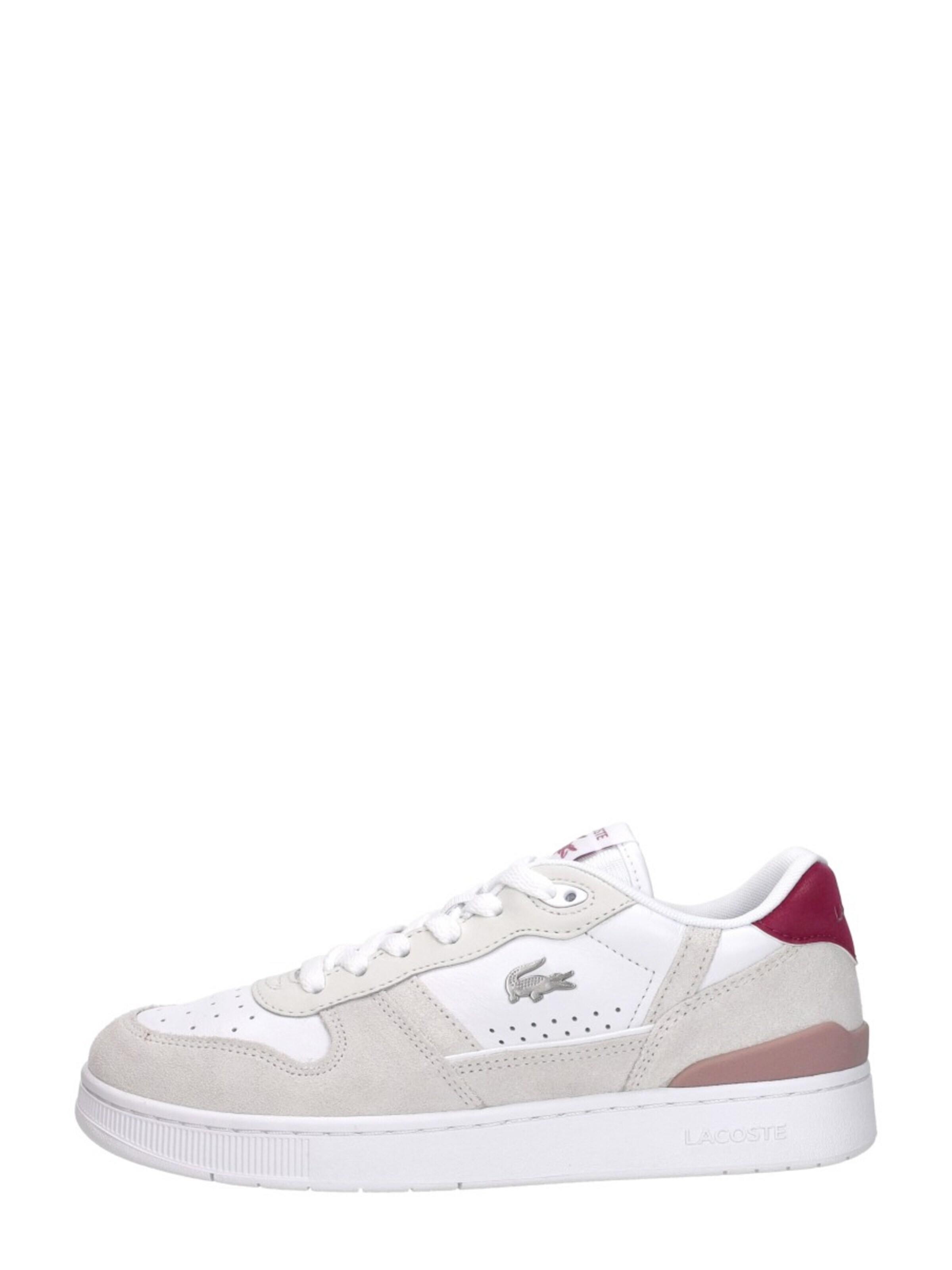 LACOSTE Sneaker low 'T Clip'‌‌‌‌‌‌‌‌‌‌ in Weiß: Vorderseite