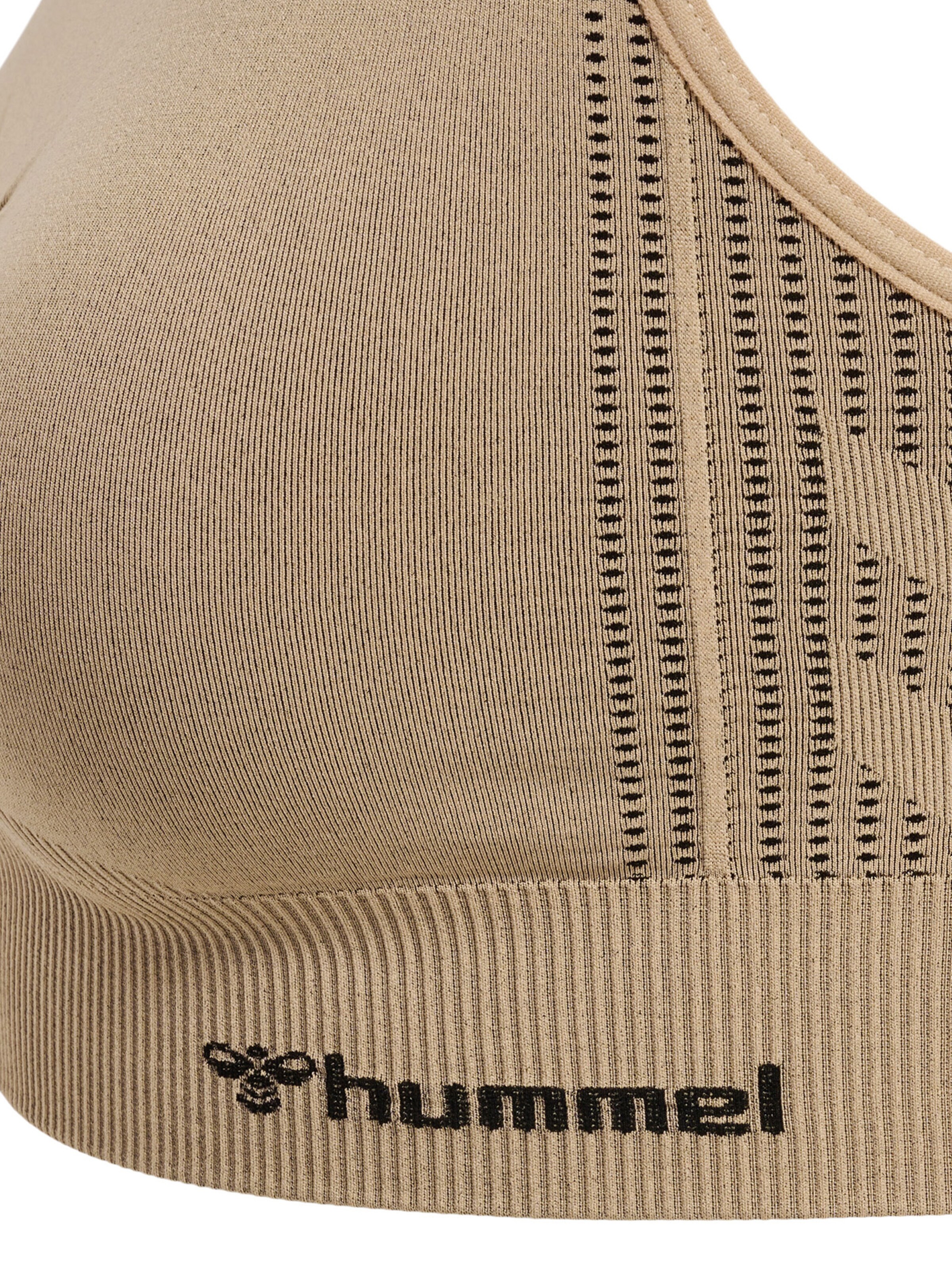 Hummel Bustier Sports-BH i beige