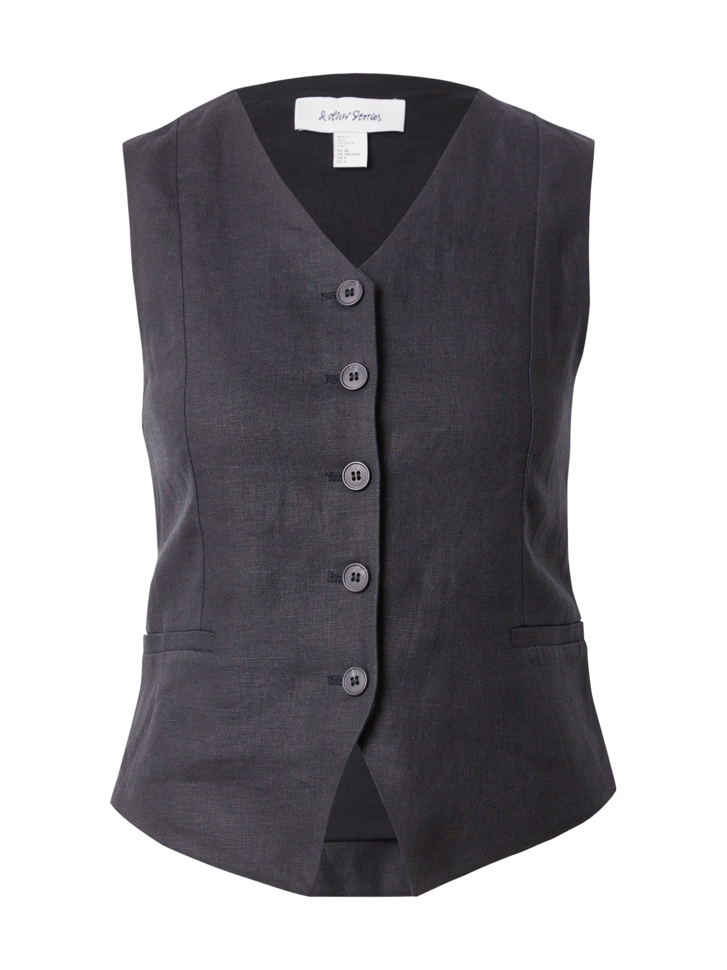 melns & Other Stories Uzvalka veste: no priekšpuses