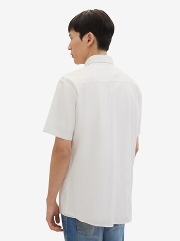 balta TOM TAILOR Standartinis modelis Marškiniai 'Bedford'