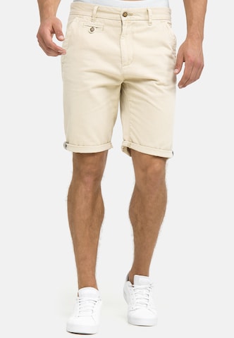 INDICODE JEANS Regular Shorts 'Cuba' in Beige