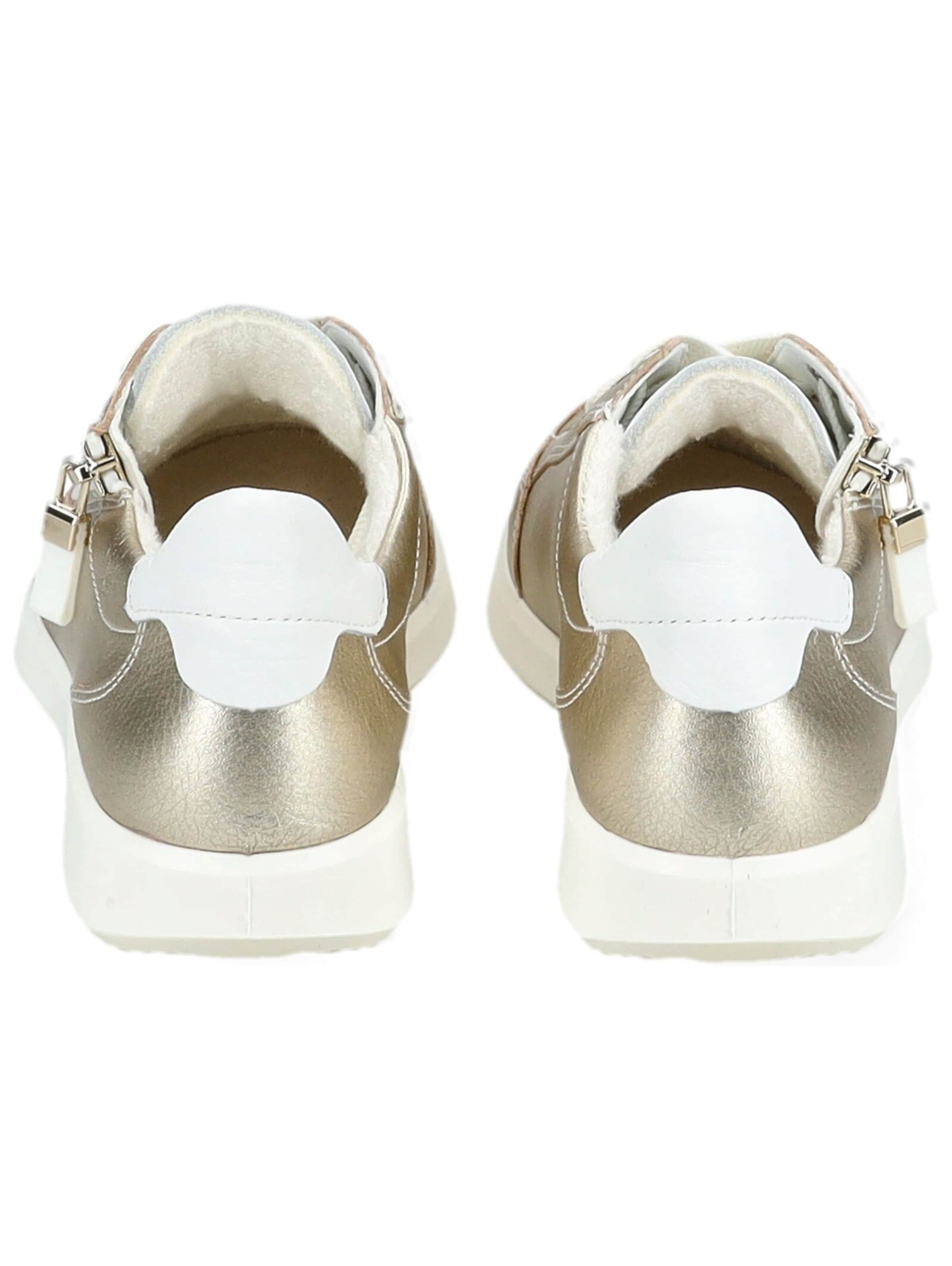 Baskets basses ARA en or