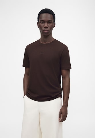 BOSS - Camisa 'TChup' em castanho