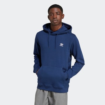 Sweat-shirt 'Trefoil Essentials' ADIDAS ORIGINALS en bleu : devant