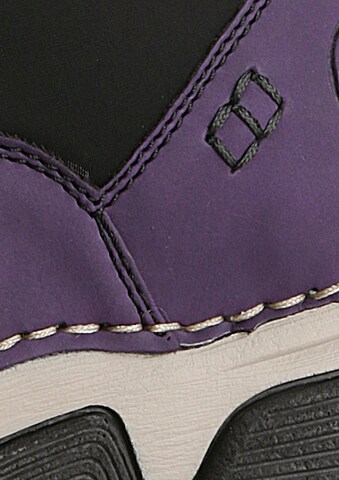 Rieker High-Top Sneakers in Purple