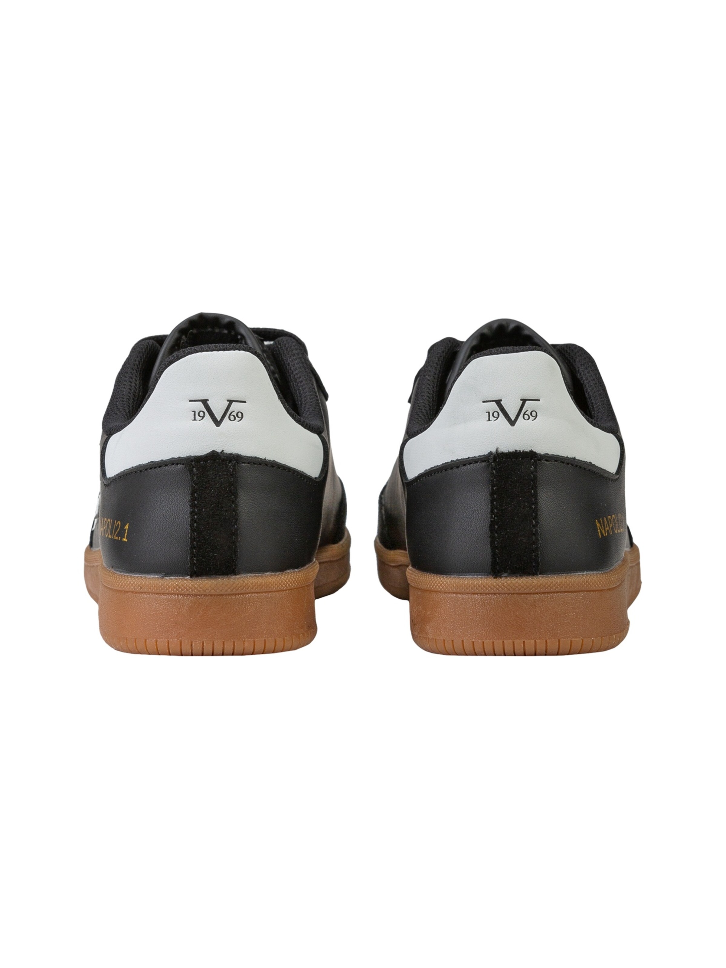 19V69 ITALIA Platform trainers 'Napoli 2.1' in Black