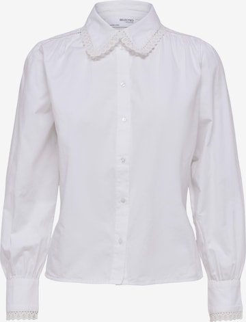 SELECTED FEMME - Blusa 'VALERI' em branco: frente