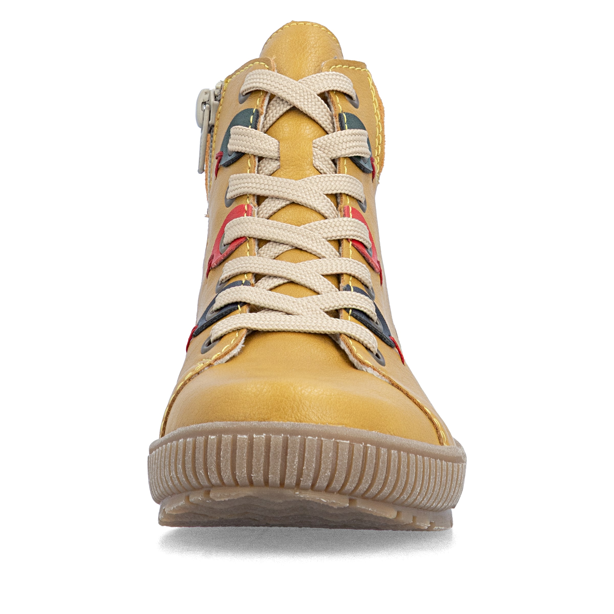Bottes à lacets Rieker en jaune