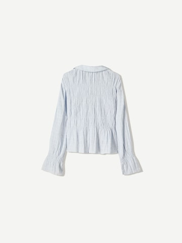 Bershka Bluse in Blau