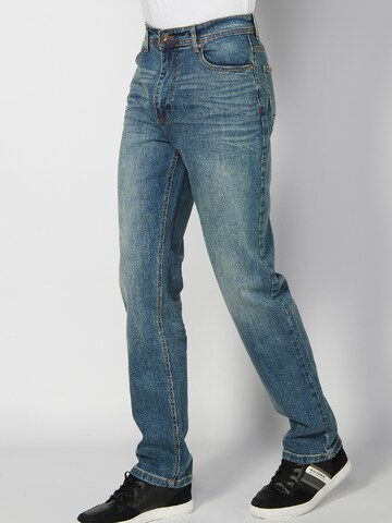 KOROSHI Regular Jeans in Blau