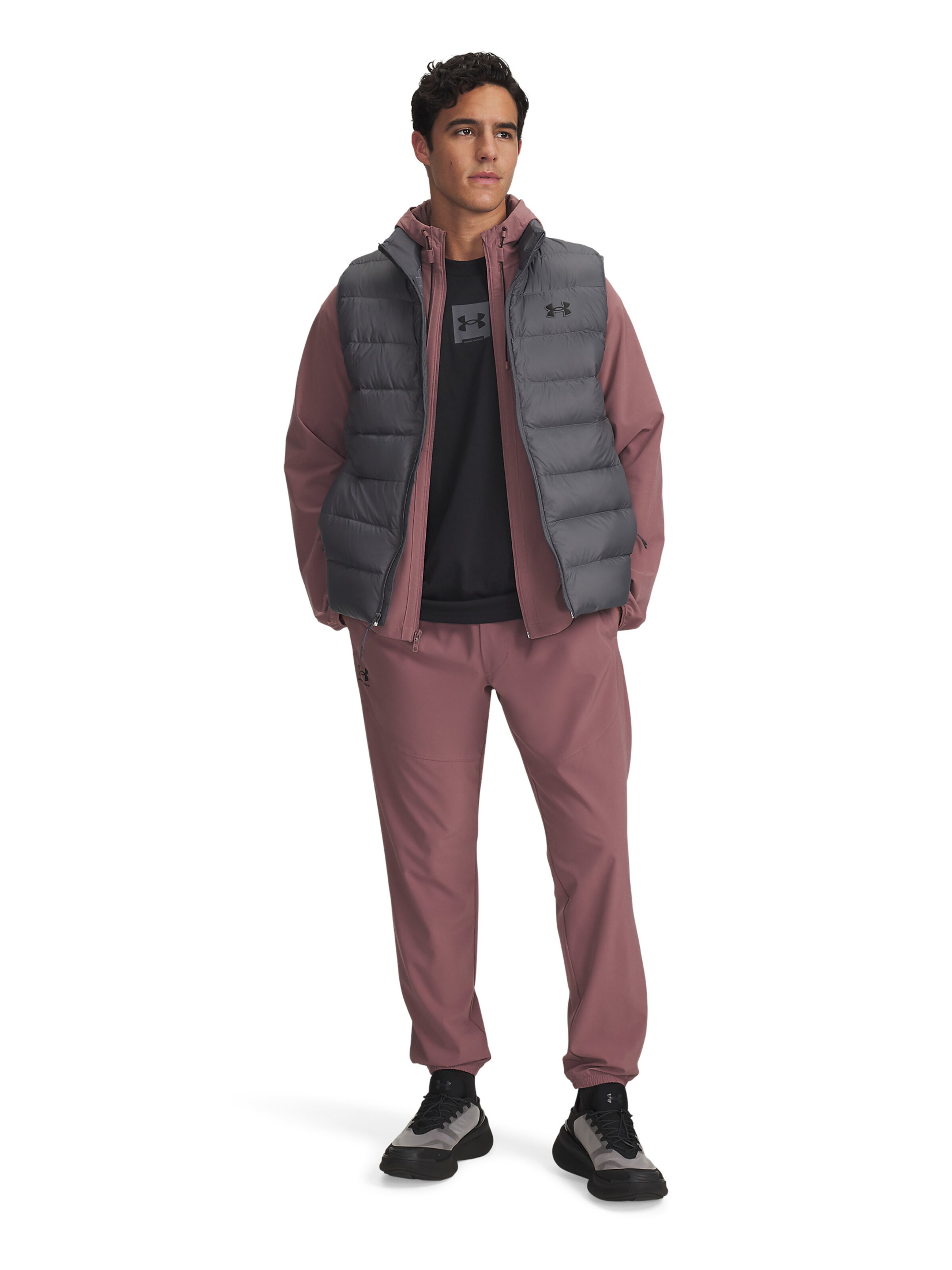 UNDER ARMOUR Sportbodywarmer 'Legend Down' in Grijs