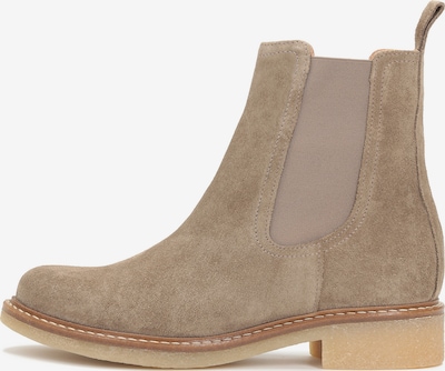 Kazar Chelsea boots i chamois / mörkbeige, Produktvy