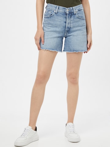 7 for all mankind Skinny Jeans 'BILLIE' in Blauw: voorkant
