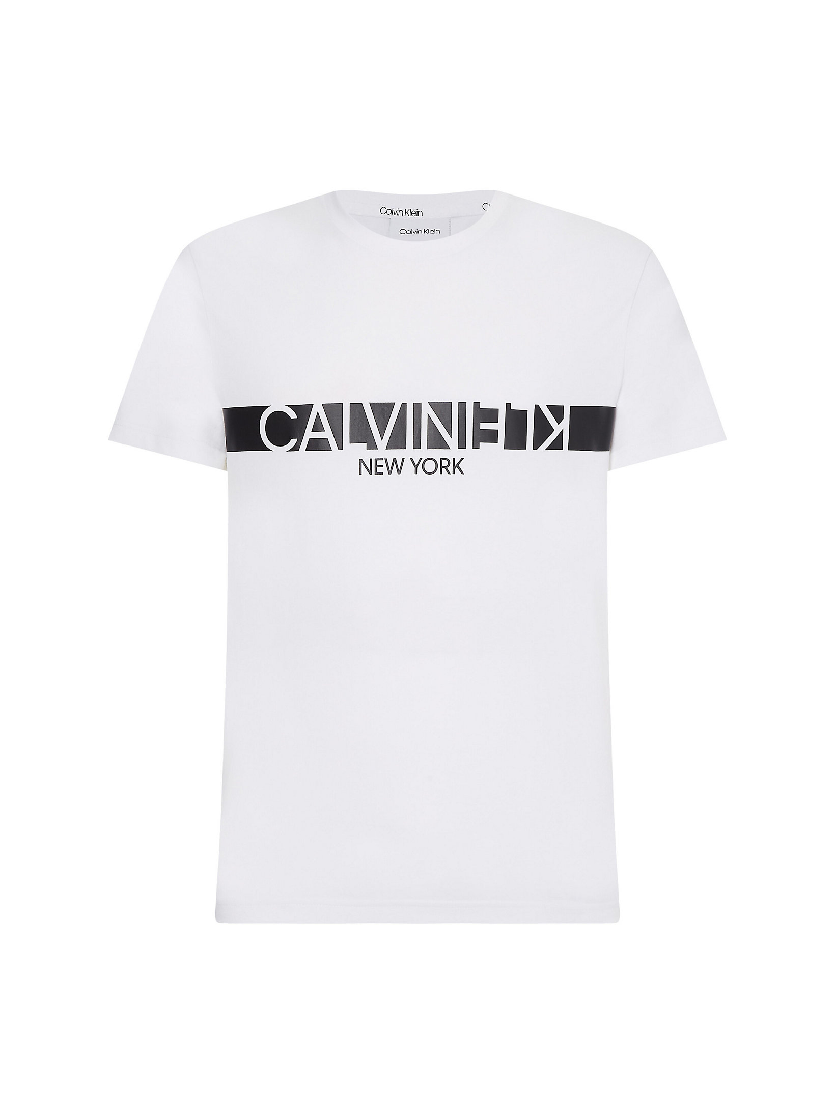 T-Shirt Calvin Klein Big & Tall en Blanc Cassé 