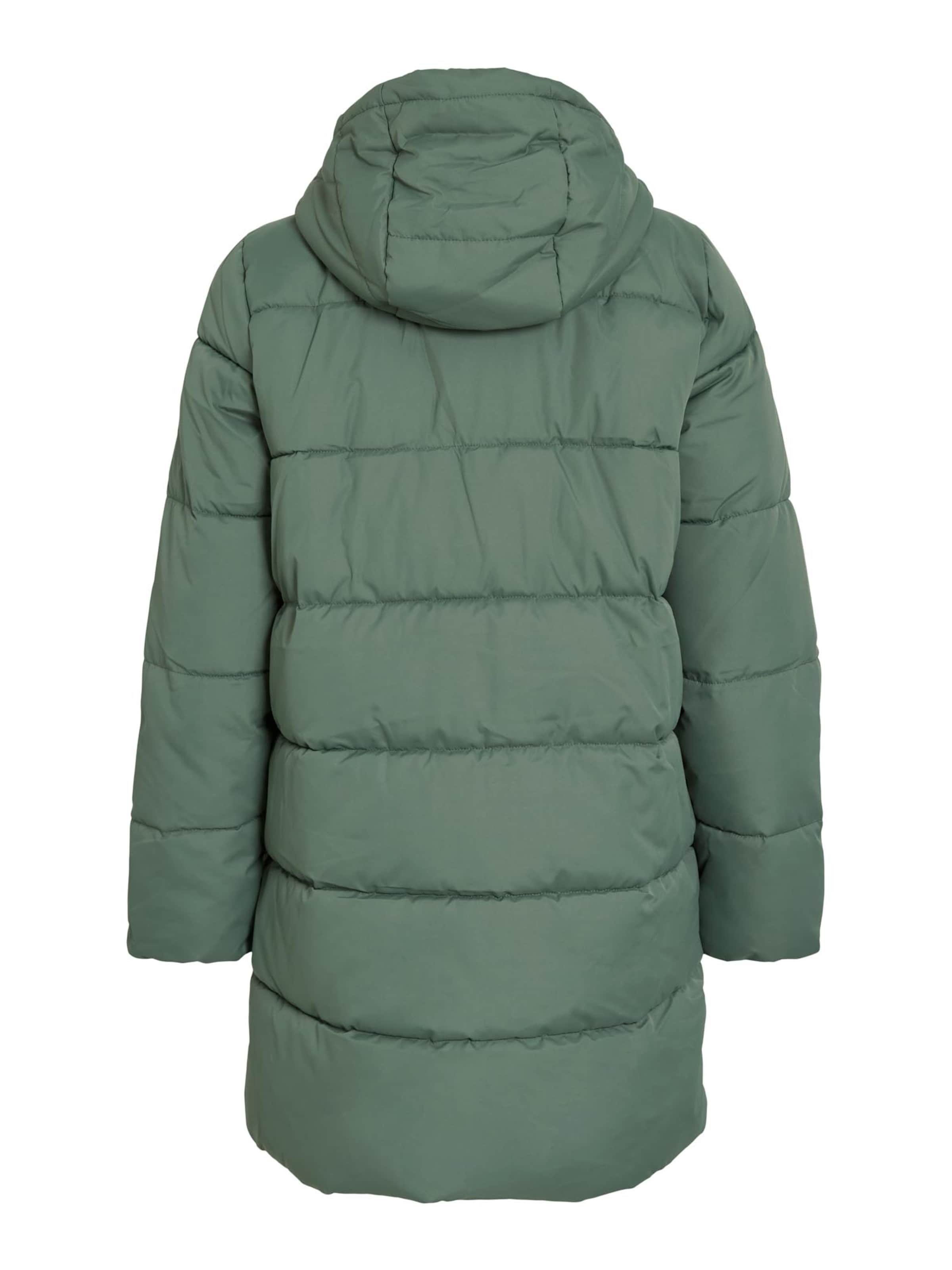 VILA Демисезонная куртка в Зеленый