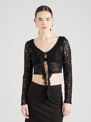 AÉROPOSTALE Blouse in Black: front