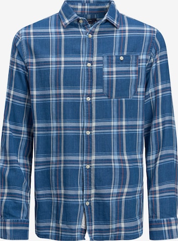 JACK & JONES - Comfort Fit Camisa 'Stanley' em azul: frente