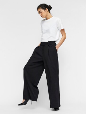 VERO MODA Wide leg Pleat-Front Pants 'Gigi' in Black