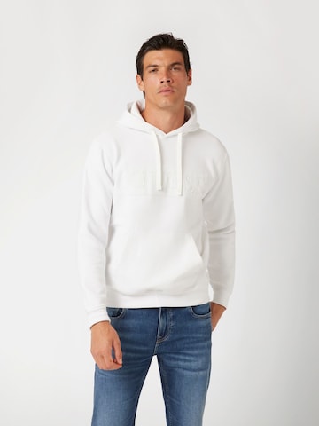 GUESS Sweatshirt in White: front