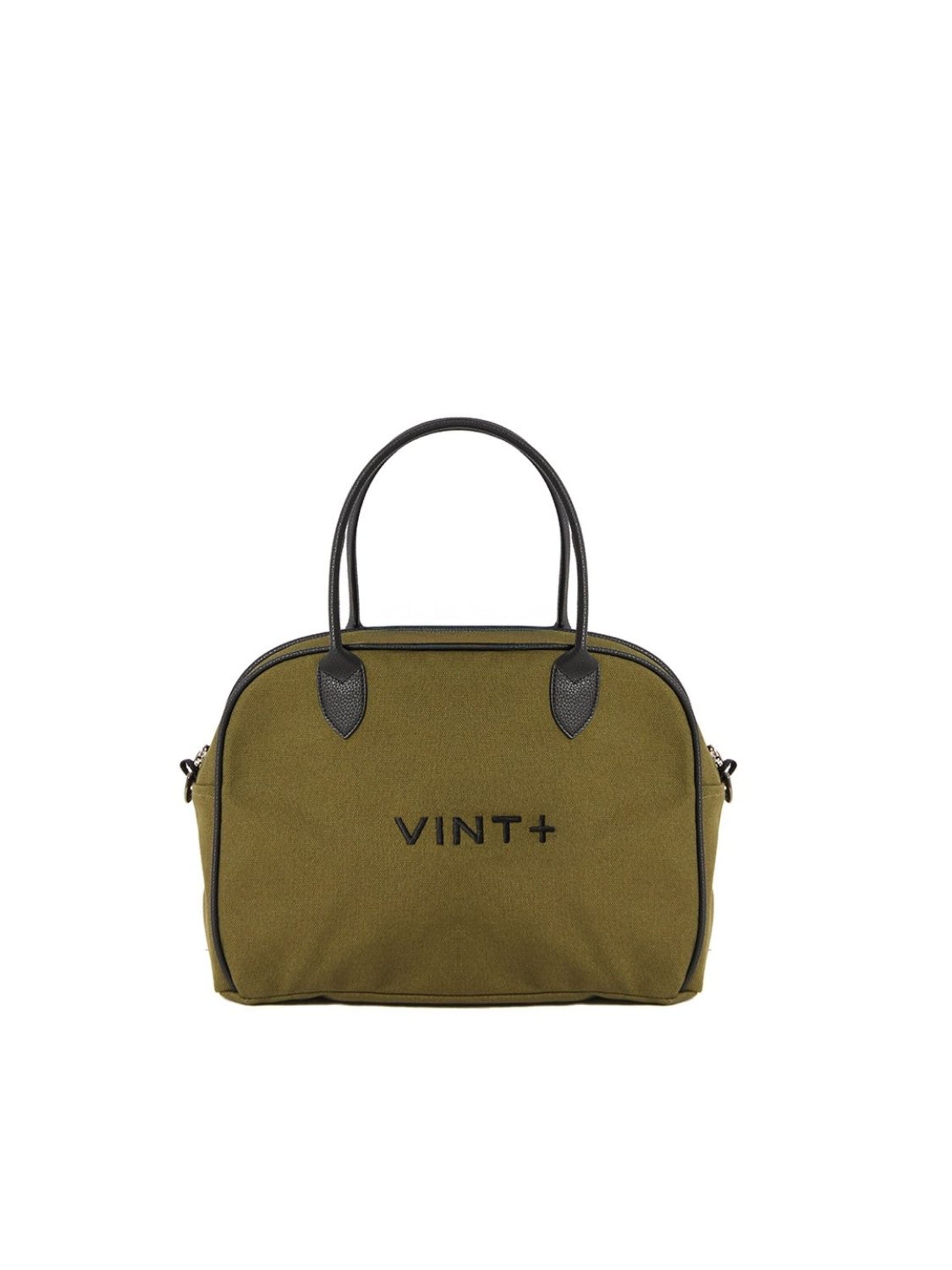 VINT+ Handbag 'Bowling Bag' in Yellow