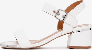 Derimod Sandale in Weiß: Vorderseite