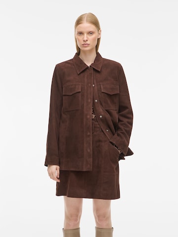 ROUGE EDIT Overgangsjakke i brun: forside