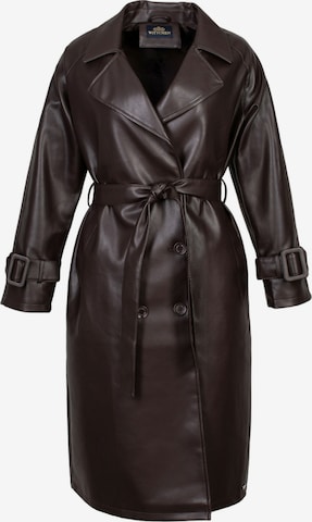 Wittchen Between-Seasons Coat in Brown: front